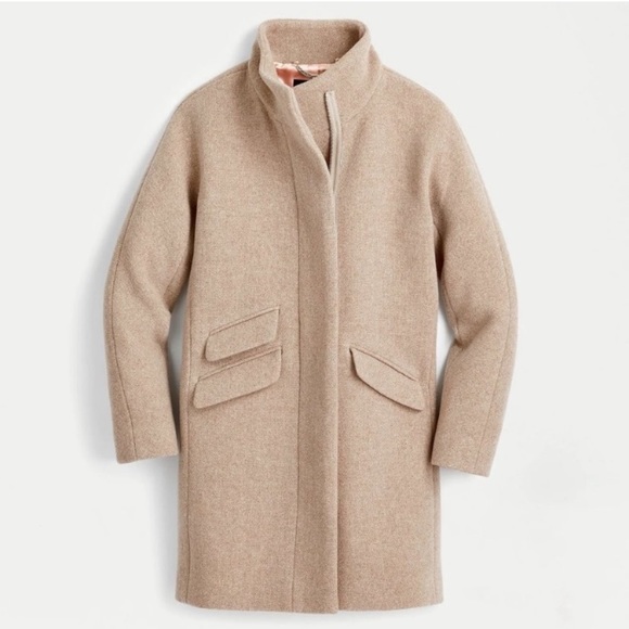 J. Crew Jackets & Blazers - LIKE NEW J.Crew Camel Cocoon Coat in Italian Stadium Cloth Wool